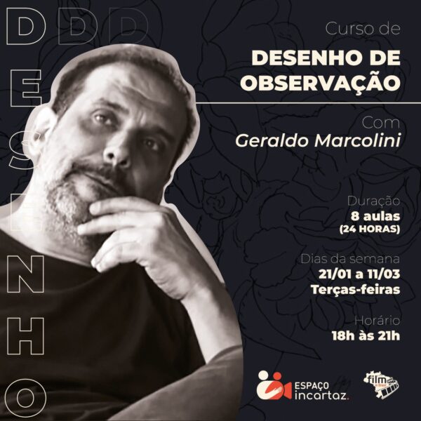 Curso Desenho de Observação, com Geraldo Marcolini